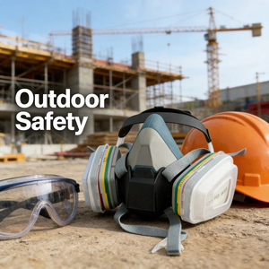 Respirador de Media Cara de Grado Profesional Directo de Fábrica |   Sistema de Filtro de Cambio Rápido para Pintura, Soldadura y Química - Product Image 5