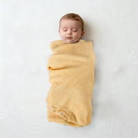 Couverture en mousseline pour nouveau-né imprimée numériquement personnalisable, chaude, en coton de bambou, design tissé, couvertures portables pour bébé