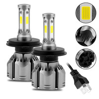 Bombilla LED para Faros Delanteros de Automóvil, Súper Brillante, R11 6000K HB3 HB4 9012 880 H4 12V, Luz Blanca Enfocada