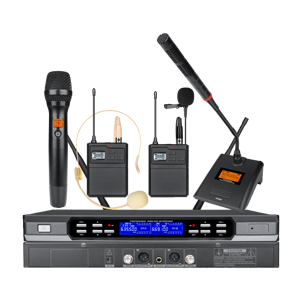 ไมโครโฟนคาราโอเกะแบบคู่ UHF รุ่น EIF HD-3000 สำหรับมืออาชีพ, ไมโครโฟนแบบมือถือ, ไมโครโฟนแบบหนีบปกเสื้อ, ไมโครโฟนไดนามิกและคอนเดนเซอร์, รับผลิตแบบ OEM - Product Image 1