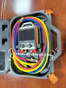 <span class=keywords><strong>Manifold</strong></span> Digital Inteligente Elitech MS-4000 <span class=keywords><strong>HVAC</strong></span> 4 Vias para Ar Condicionado com Transmissor de Vácuo - Product Image 2