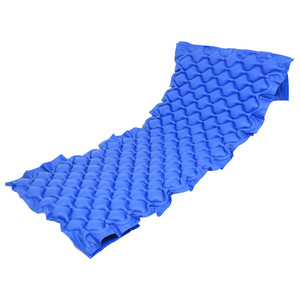 Matelas pneumatique sphérique bleu respirant léger monobloc moulé à double voie d'air antidérapant anti-escarres - Product Image 2