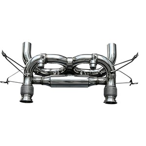 Système d'échappement arrière à soupapes Vortex SS304 pour Lamborghini Huracan EVO STO LP640 5.2L V10 2020-2024, kit de modification de performance à fixation directe - Product Image 1