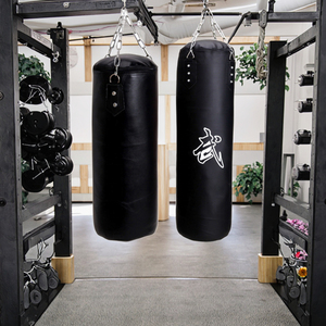 Sac de sable lourd suspendu non rempli Fitness sac de boxe réglable avec gants et accessoires - Product Image 1