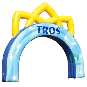 ราคาถูกโฆษณางานแต่งงานAD Crown Inflatable Entrance ArchขายInflatable Arch