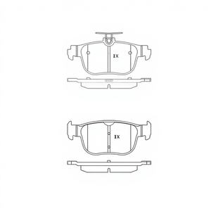 Juego de Pastillas de Freno Delanteras DYNAS PF1285 Hechas en Italia para Audi A3 (8JY) Cupra Fomentor Tourneo Connect Skoda Octavia IV VW Caddy IV Golf - Product Image 1