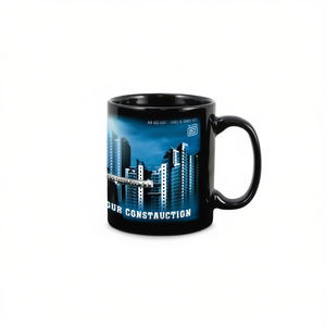 Tazza in Ceramica Personalizzata Nera con Stampa a Colori, Regalo Personalizzato per Ufficio o Casa - Product Image 2