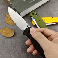 Couteau de poche pliable léger BM 535 avec lame D2, manche en aluminium, couteau de camping, de randonnée et de chasse, cadeau pour homme