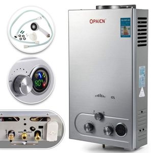 VEVOR-Calentador de Agua Caliente de Propano, 12L, 3.2GPM, Acero Inoxidable, Gas Licuado - Product Image 3