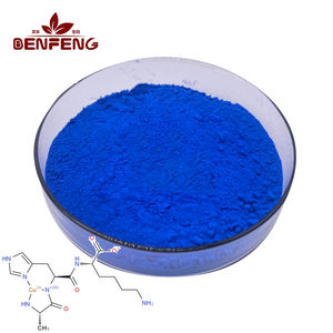Poudre de cuivre bleue de peptide de la catégorie 99% GHK-Cu CAS 49557-75-7 cosmétique en vrac - Product Image 1