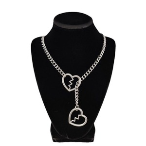 Bijoux de mode européens et américains, collier en acier titane géométrique, chaîne cubaine, simple, assorti à tout, style streetwear, unisexe - Product Image 5
