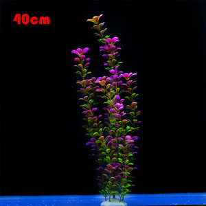 Plante aquatique artificielle de 40 cm de hauteur, décoration d'aquarium en plastique souple - Product Image 2