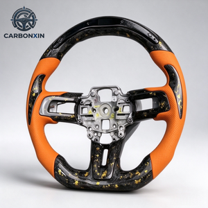 Volant de voiture en fibre de carbone forgée pour Ford Kuga Mk3 Mk2 Focus Fiesta Mk7 St Everest Mondeo Mk5 rs Ranger Mustang - Product Image 5