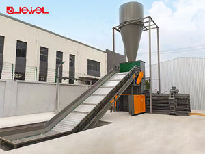 Empacadora de compresión automática completa horizontal grande de alta eficiencia a buen precio para plásticos con control de pantalla táctil de programa PLC - Product Image 4