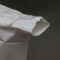 أكياس صمامات LDPE HDPE PE ذات قاع مسطح سعة 25 كجم و50 كجم، أكياس صمامات بلاستيكية متينة لتعبئة الأسمنت والمواد الكيميائية والأسمدة والمساحيق