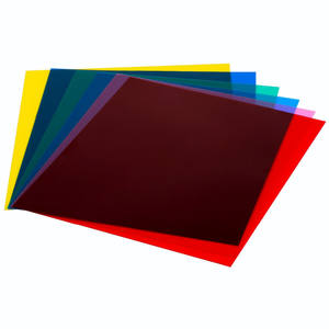 Neewer <span class=keywords><strong>7</strong></span> "X8"/18X20 Cm Transparent Correction des Couleurs Éclairage Gel <span class=keywords><strong>Filtre</strong></span> Lot de 6 Feuilles de Gel pour Studio <span class=keywords><strong>Photo</strong></span> Flash Stroboscopique - Product Image 2