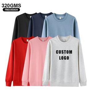 Sweat-shirt oversize pour homme à col rond en coton, pull décontracté à manches longues, coupe ample, chaud, vente en gros - Product Image 4