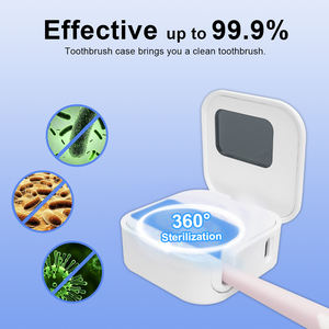 جهاز تعقيم صغير لفرشاة الأسنان يعمل بالطاقة الكهربية للتعقيم عند السفر فوق البنفسجي جهاز تعقيم فرشاة الأسنان يعمل بالطاقة فوق البنفسجية - Product Image 3