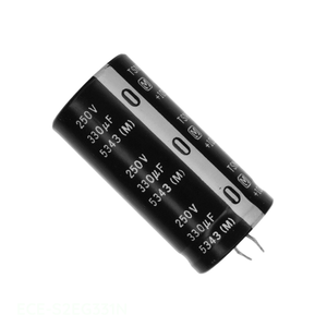 ตัวแทนจำหน่ายอย่างเป็นทางการ คาปาซิเตอร์อะลูมิเนียม 330uF 20% 250V แบบ Snap-in รุ่น ECE-S2EG331N แบบ Through Hole 330 ยูเอฟ - Product Image 1