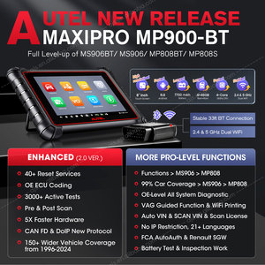 MaxiPRO MP900 BT Outil intelligent universel de diagnostic automobile OBD2 pour système complet, nettoyeur d'injecteurs de carburant pour Q5/A5/Q7 Android 11 - Product Image 3