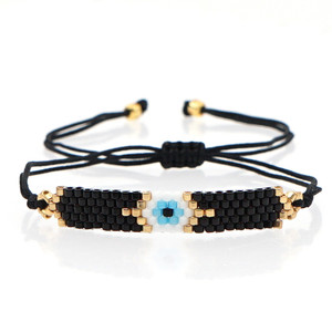 Pulsera de cuentas de cristal de la <span class=keywords><strong>amistad</strong></span> para mujer, joyería hecha a mano - Product Image 1