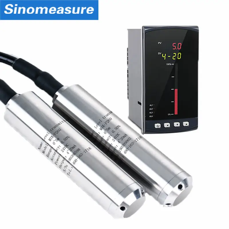 Industry water level sensor pressure transmitter smart controller submersible level pressure transmitter