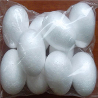 Œufs en polystyrène blanc toutes tailles (2,5-30 cm) pour décorations de Noël, mariages, maison, Saint-Valentin, et projets DIY pour enfants