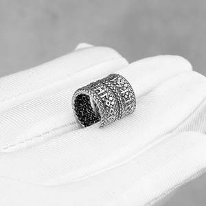 Boucles d'oreilles personnalisées étanches en acier inoxydable 316L, style Viking Runes, pour hommes - Product Image 4