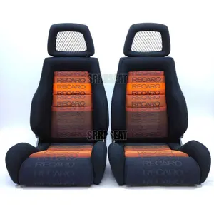 진짜 RECARO LSC 오렌지 스펙트럼 매우 양호한 상태 Recaro SeatsRecaro LS Recaro 오렌지 스펙트럼