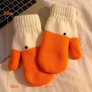 ถุงมือรูปห่านขนาดใหญ่แบบขายส่ง บุขนหนานุ่ม กันหนาว แยกนิ้วได้ - Product Image 5