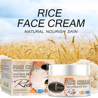 Crème Visage au Riz Niacinamide Acide Hyaluronique - Éclaircissante Hydratante Anti-Taches 50ml pour Tous Types de Peaux