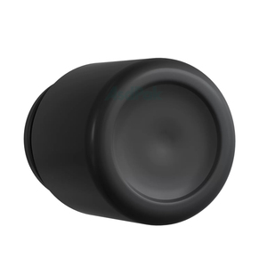 3 Oz Glass Child Resistant Medicine <b>Jar</b> with Matte Black Plastic Lid Customizable Color & Printing - Product Image 5