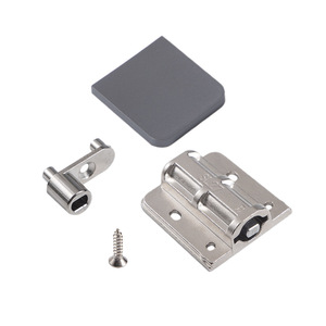 Dressing Table Hinges 2.5 Mm Surface Mount Soft Closing For Jewelry Box Minimalist Design Gun Grey Zinc Alloy - Product Image 1