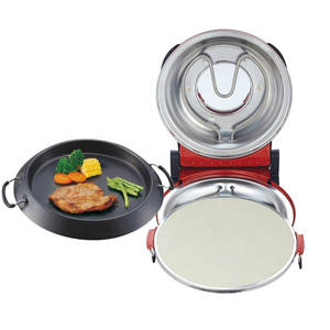 Four à <span class=keywords><strong>pizza</strong></span> de comptoir à <span class=keywords><strong>cuisson</strong></span> rapide de 12 pouces, 1200 watts, machine à <span class=keywords><strong>pizza</strong></span>, 450 degrés, <span class=keywords><strong>pierre</strong></span> réfractaire, machine à <span class=keywords><strong>pizza</strong></span> pour la cuisine familiale - Product Image 3