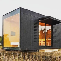 Quacent Maison de luxe SIP préfabriquée à bas prix Bungalows sur pilotis Maison préfabriquée de 2 chambres Maison Estate Hut Fertighaus