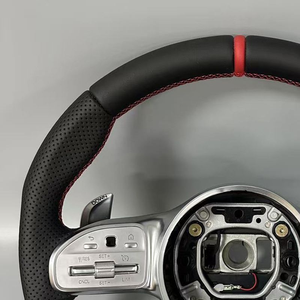 Ensemble de volant de direction en cuir pour <span class=keywords><strong>Mercedes</strong></span> Benz AMG Cls Glc Gle Gls Gla Cla W204 W205 W177 W206 W213 W217 W221 W222 W223 - Product Image 3
