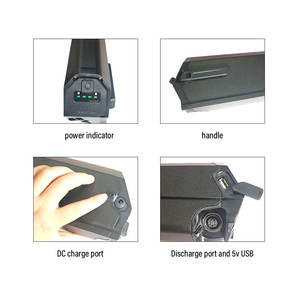 Batería de litio para bicicleta eléctrica Max Reention Dorado 36V 48V 52V 10Ah 13ah 20ah 25ah 30Ah Ebike - Product Image 6