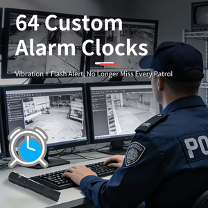 Sistema de patrullaje de seguridad con lector/grabador RFID de largo alcance (incluye estación de descarga), linterna integrada, software de computadora gratuito - Product Image 6