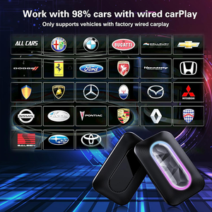 Boîte Carplay Ai, adaptateur Carplay <span class=keywords><strong>sans</strong></span> fil, 3 en 1, lecteur multimédia automobile Carplay pour Mazda Benz Kia <span class=keywords><strong>Hyundai</strong></span> VW - Product Image 6