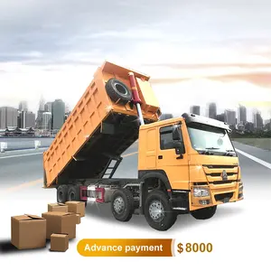 슈퍼 세이버!! 모잠비크 8X4 티퍼 브랜드 새로운 Sinotruck 사용 및 새로운 Howo 6X4 10 휠 티퍼 트럭 광산 덤프 트럭 판매
