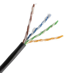 Cpr bersertifikat Eca Cat5e luar ruangan Gel diisi 4 pasang padat <span class=keywords><strong>0.50mm</strong></span> Cu Jelly diisi jaringan kabel 305m kucing bawah tanah 5 kabel - Product Image 5