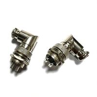 Connecteur radio XLR à angle droit GX16 16 mm 3 broches pour chargeur 3 broches GX16-3