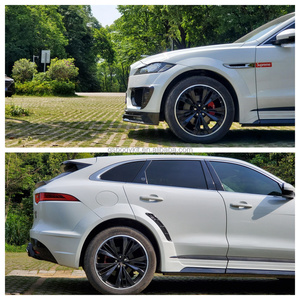 2015-2020 para <span class=keywords><strong>Jaguar</strong></span> Kit de carrocería de fibra de carbono estilo LUMA guardabarros anchos difusor delantero faldones laterales alerón trasero parachoques de coche todo - Product Image 3