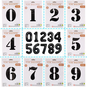 32-Inch Slim Digital Custom Paper Card Floating <strong>Balloon</strong> Foil Colorful Number <strong>Balloons</strong> <strong>Decorations</strong> for Birthday &amp; Wedding Parties - Product Image 2