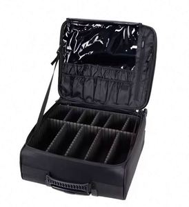 Free Sample Professional Makeup Bags Case Oxford Pull rod Make up Designer <b>Box</b> Large Capacity Nail Art Tattoo <b>Storage</b> <b>Suitcase</b> - Product Image 2
