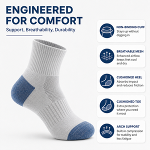 Custom Logo Printed Knitted Crew <b>Socks</b> High Quality Cycling Sports <b>Socks</b> for Men - Product Image 2