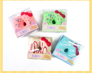 Juguete de Simulación Realista Creativo, Juguete Antiestrés de Oreja de Gato de Dibujos Animados, Donut Blandito, Gadget Antiestrés de Oficina con Apariencia Atractiva - Product Image 2