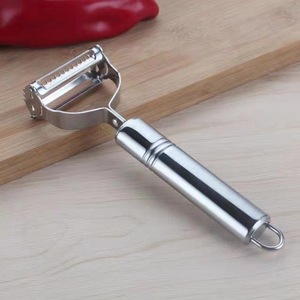 Stainless Steel 2 In 1 Multi Functional Peeler Double Headed For <b>Fruit</b> <b>Vegetable</b> Potato Melon Kitchen <b>Tool</b> - Product Image 1