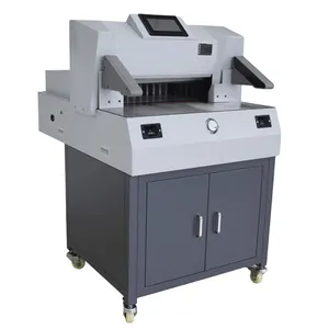 Máquina cortadora de papel de alta velocidad, SG-500V9 de 500mm, con pantalla táctil