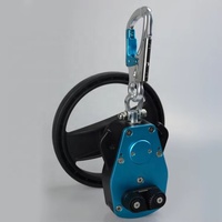 Dispositif de descente rapide et sécurisée DZ Brand 11CE certifié en aluminium, étanche, pour le sauvetage, l'évacuation, l'arrêt de chute et l'escalade.
